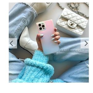 FLAUNT iPhone 15 Plus Iridescent Square Case